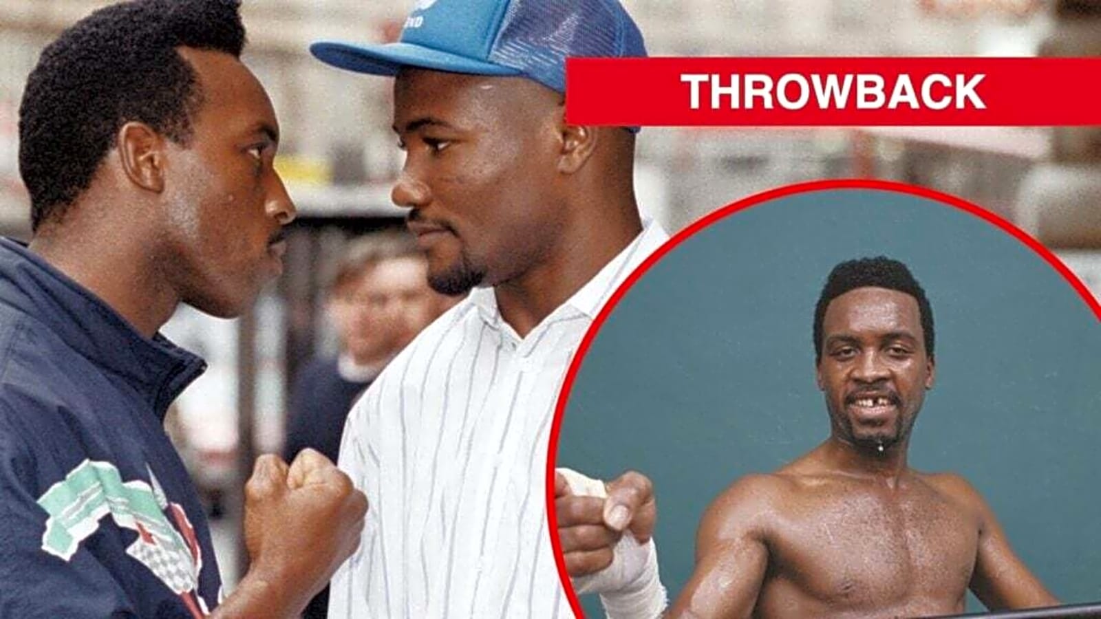 Nigel Benn began the downfall of his foe’s career as he was left pawing a bloody cut after brutal beatdown