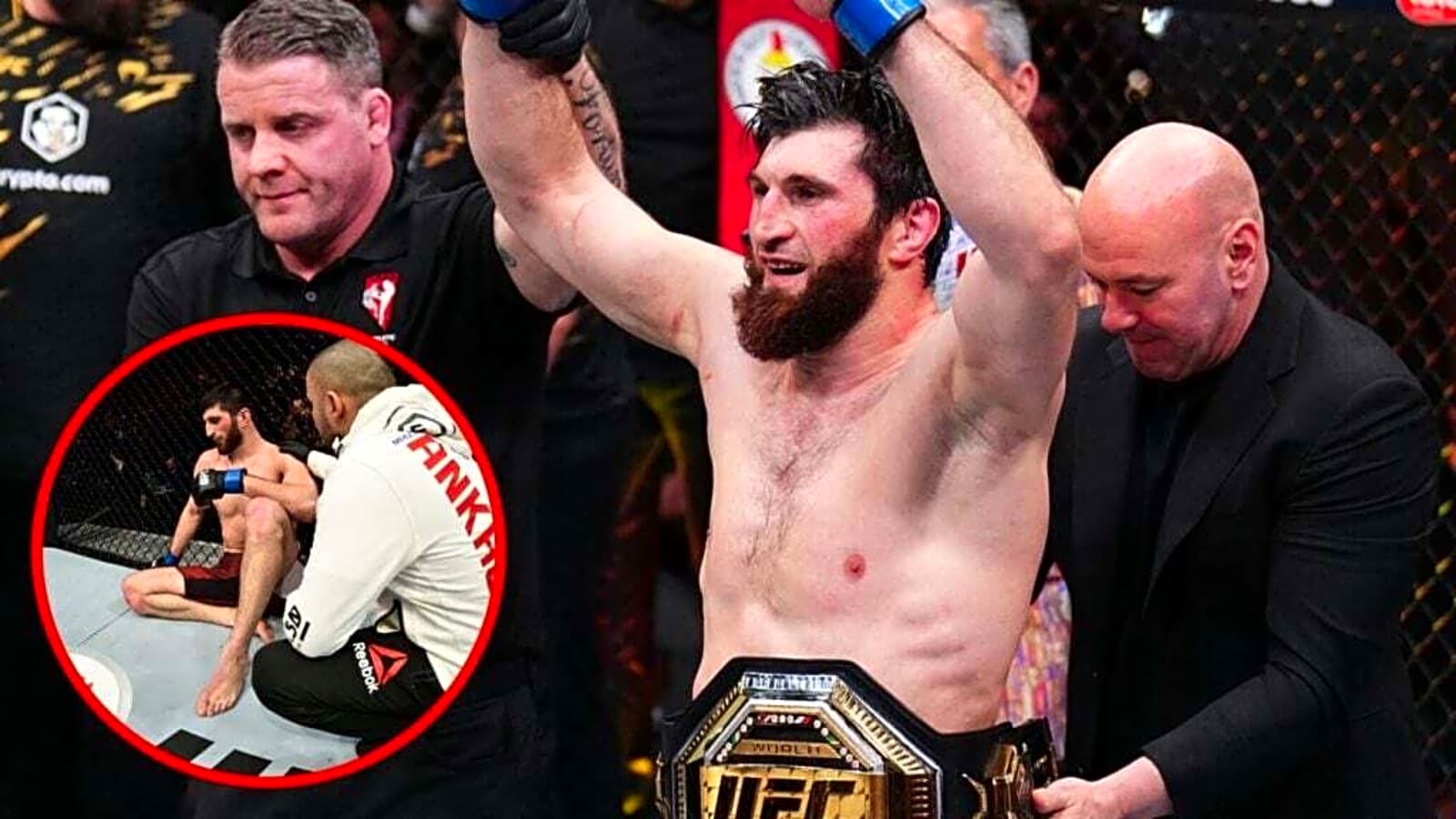 ‘Hole in my jaw’… Only fighter to beat Magomed Ankalaev lists staggering injuries he was left with