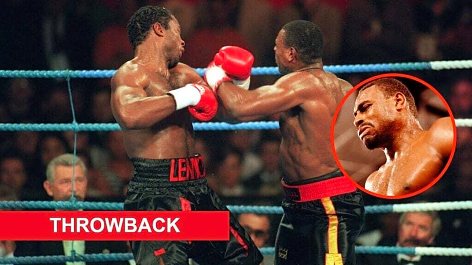 Lennox Lewis was KO’d by a fighter for the first time who wept in the ring in the rematch three years later