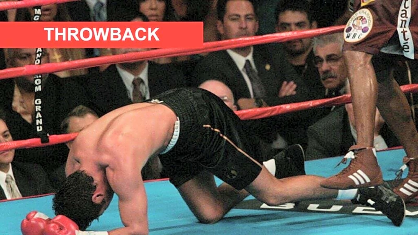 Oscar De La Hoya snubbed Floyd Mayweather and Manny Pacquiao when he named brutal KO the ‘worst moment’ of his career