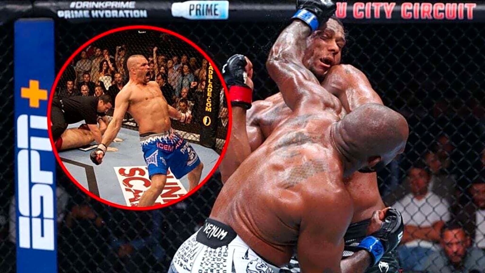 Khalil Rountree Jr tied Chuck Liddell and another legend for impressive UFC record during Jamahal Hill win
