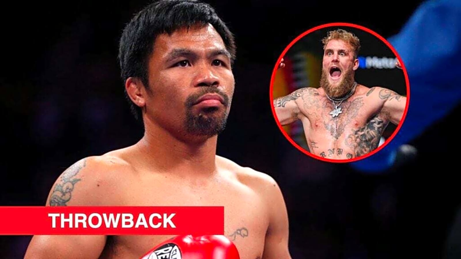 Manny Pacquiao once had a strong response when asked if he would ever fight Jake Paul