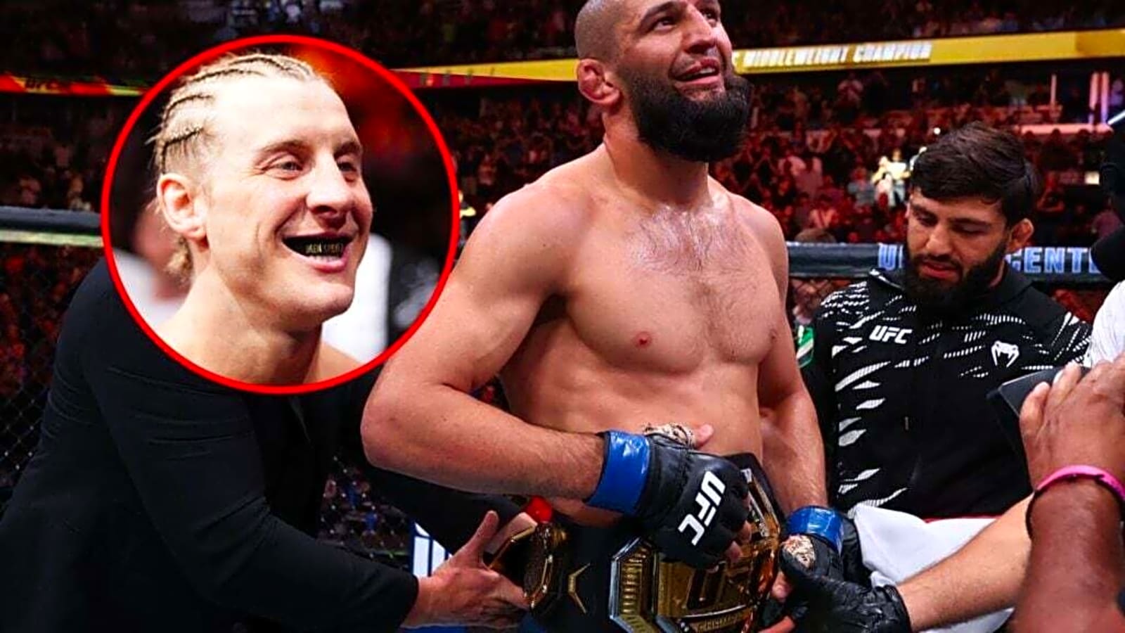 Paddy Pimblett slams bitter rival for trying to get ‘screen time’ during Khamzat Chimaev’s UFC 319 title win