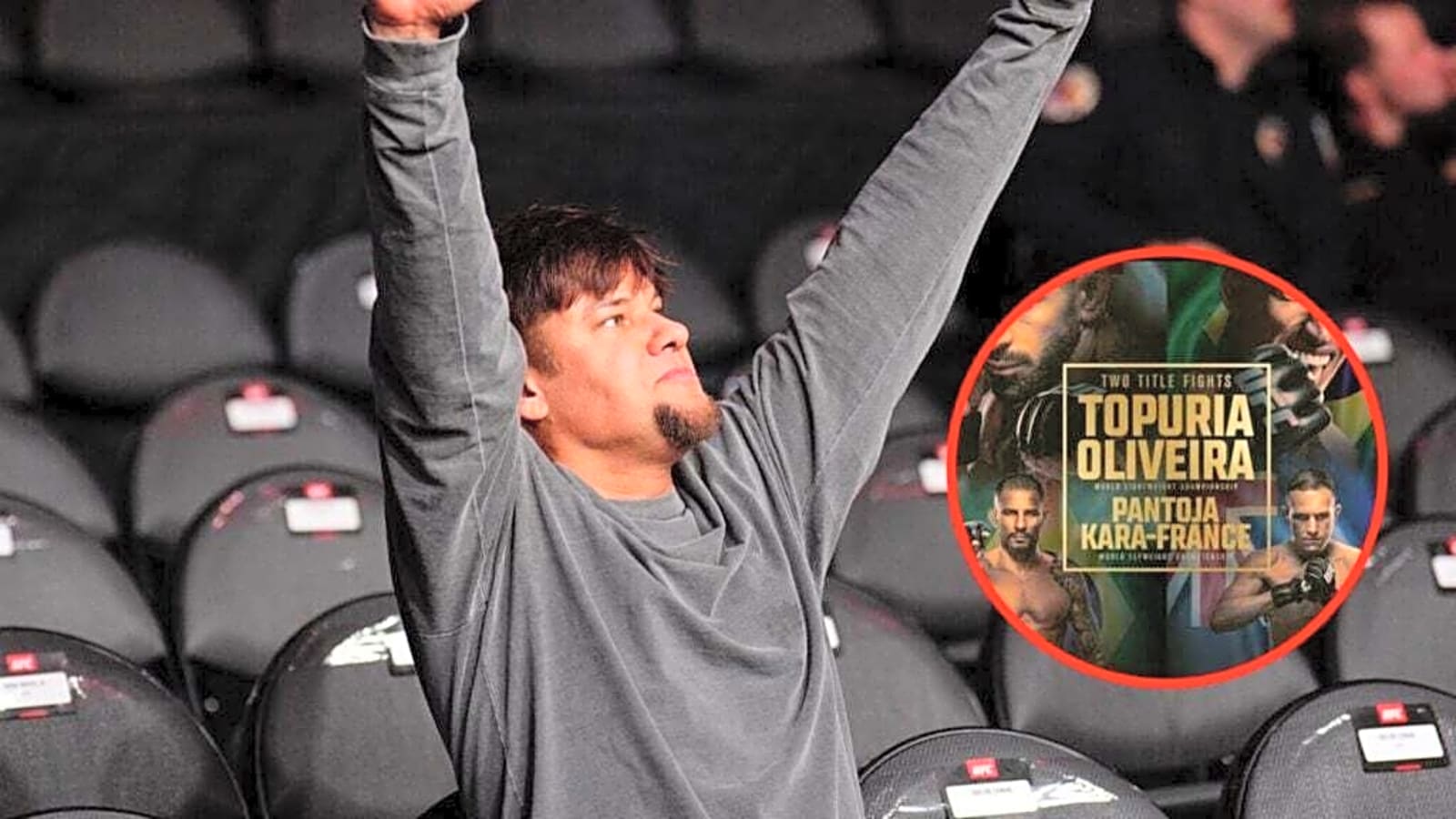 ‘True sicko’… Theo Von impresses MMA fans as he sits alone during first UFC 317 fight