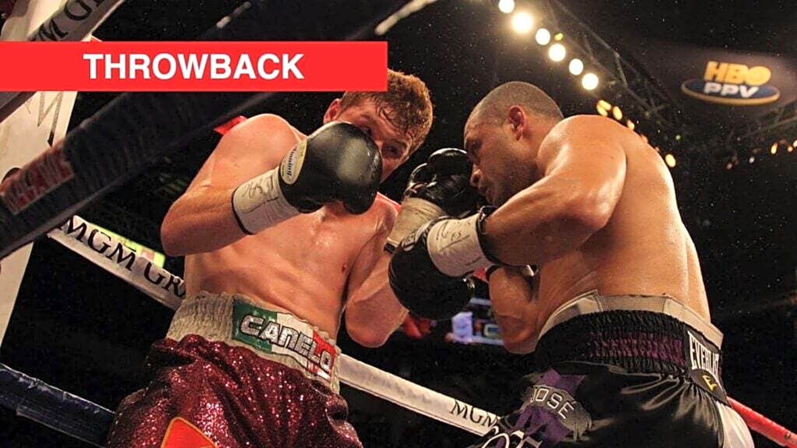Canelo Alvarez was saved by the ropes when boxing icon’s brother almost KO’d him with perfect punch