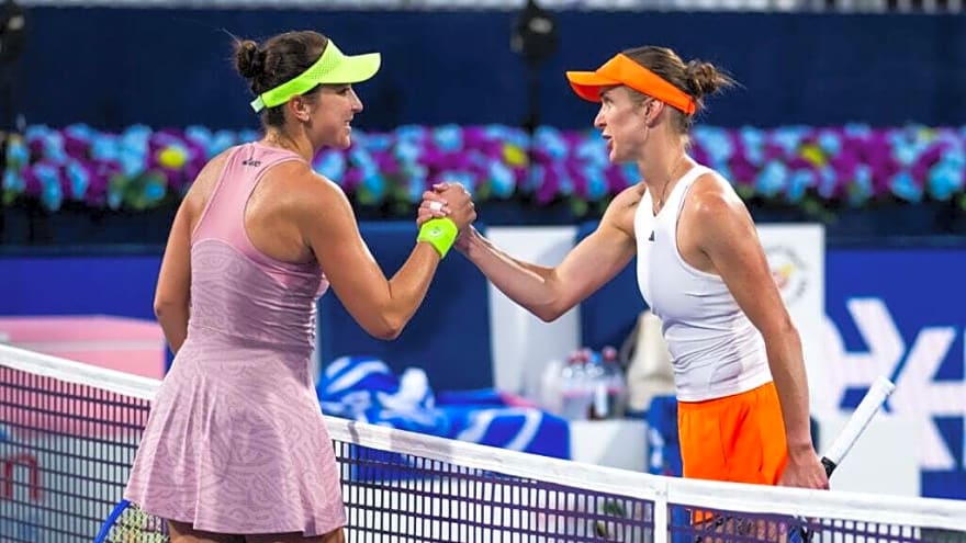 Elina Svitolina’s heartfelt message to Belinda Bencic after their match in Dubai