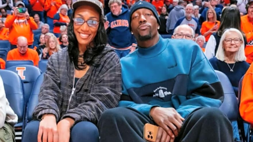 A’ja Wilson’s BF Shuts Down Malika Andrews With Epic Shoutout