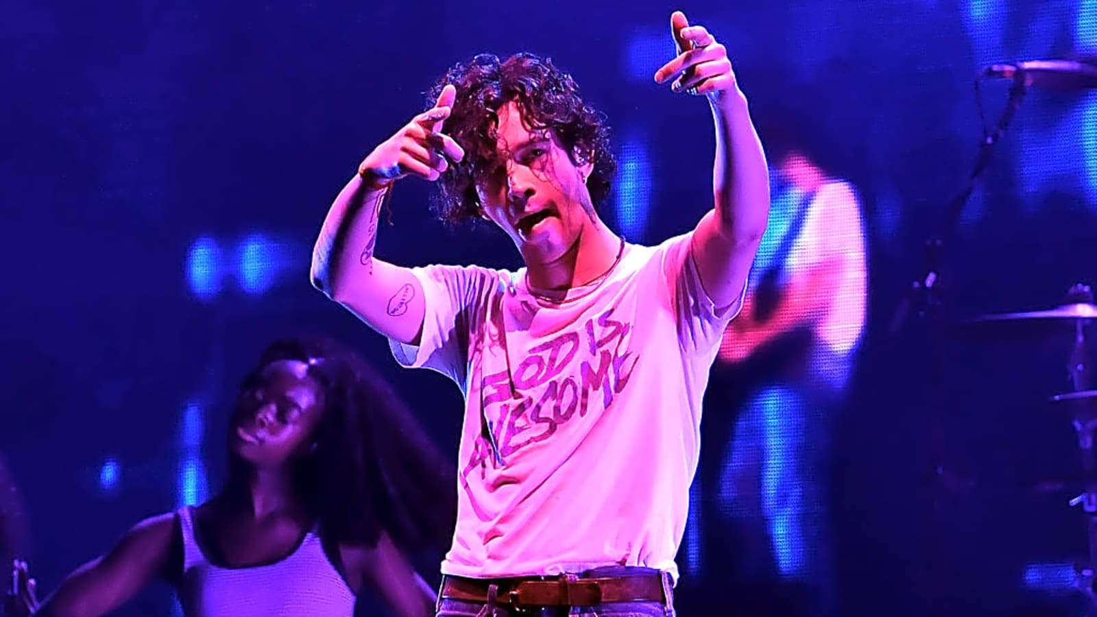Matty Healy Drops Cryptic Remarks on Stage, Sparks Taylor Swift Theories at Glastonbury