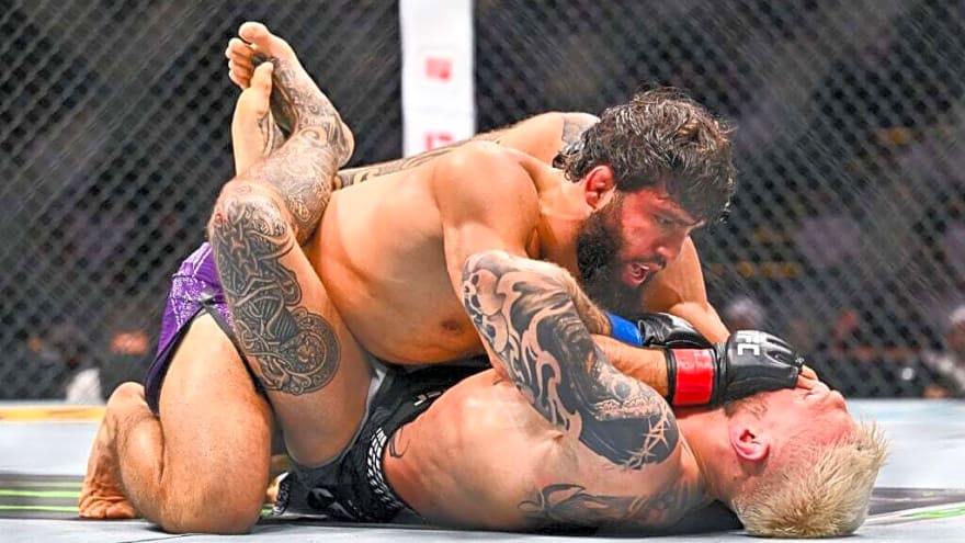 Arman Tsarukyan hits back at Ilia Topuria’s UFC Qatar ‘slap’ message with ‘family photo’ claim