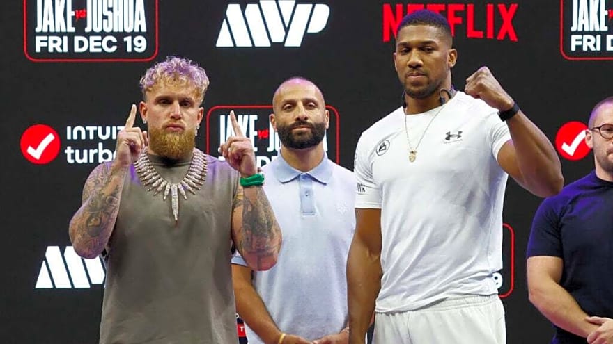 Anthony Joshua explains the reason Jake Paul is ‘better than Tyson Fury’ ahead of Netflix fight