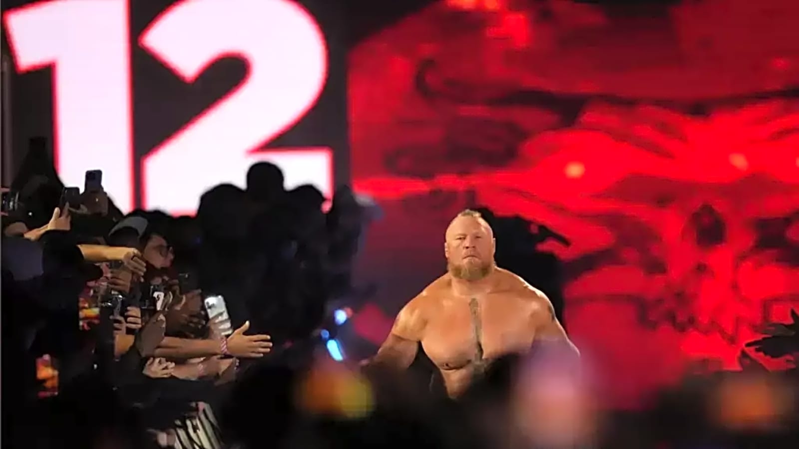 Brock Lesnar’s Hilarious Entrance Slip Proves Even The Beast Isn’t Immune to Gravity