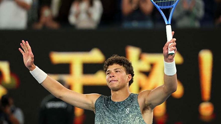 Ben Shelton joins Carlos Alcaraz and Jannik Sinner in exclusive club after latest win at the Australian Open