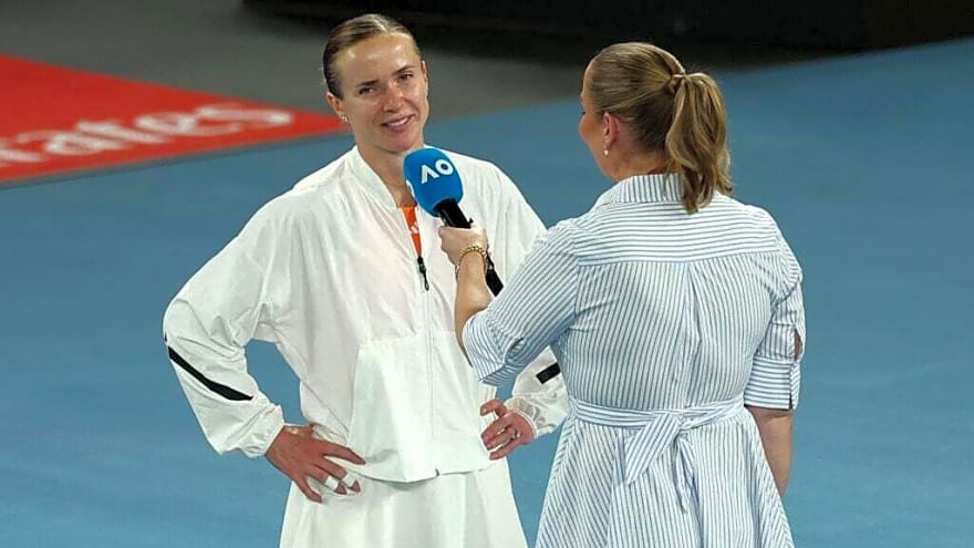 Elina Svitolina says how she feels about the support of Ukrainian tennis fans after defeating Coco Gauff