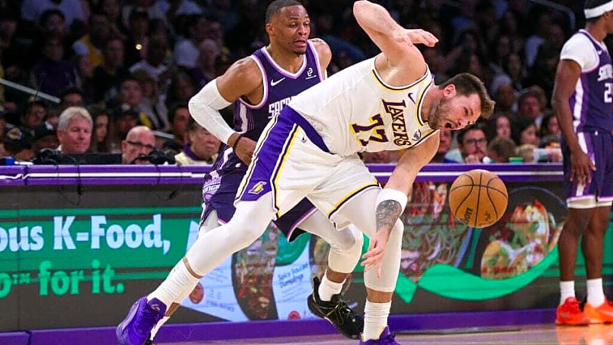 Russell Westbrook gets technical foul for mocking Luka Doncic missing a free throw