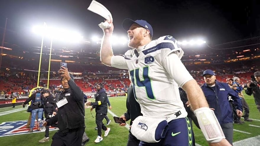 Sam Darnold has just matched an NFL record set by Tom Brady in Seattle Seahawks win