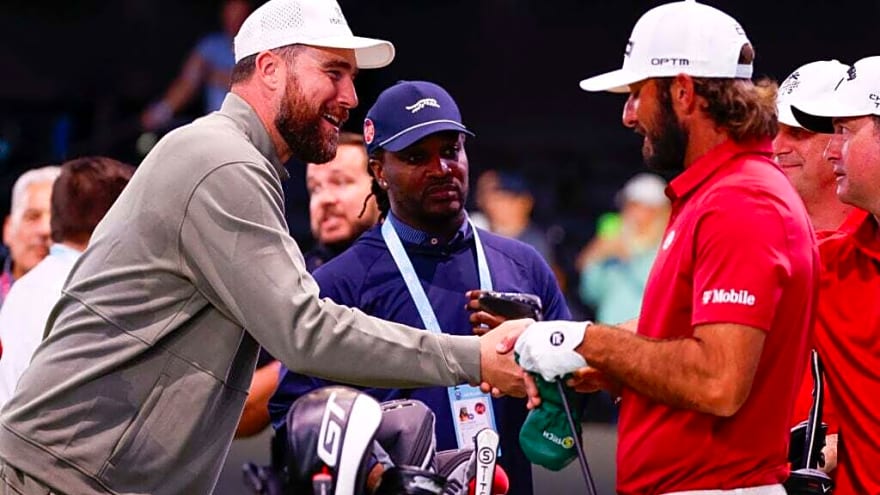 Travis Kelce says TGL ‘is absolutely epic’ as he supports Max Homa during Jupiter Links comeback win