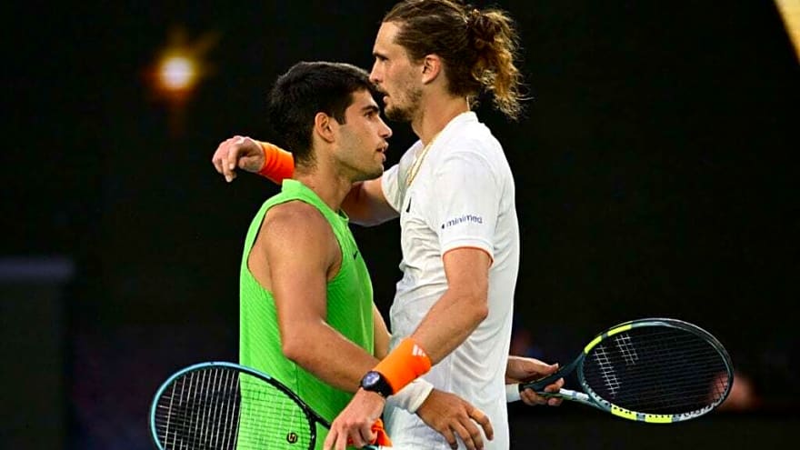 Carlos Alcaraz reacts to Alexander Zverev’s questions over medical timeout