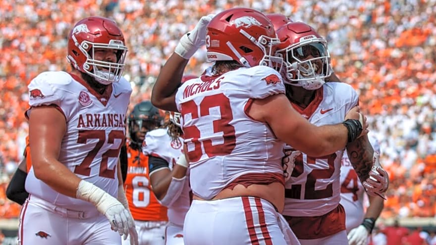 Arkansas Needs Strong Offensive Line Play