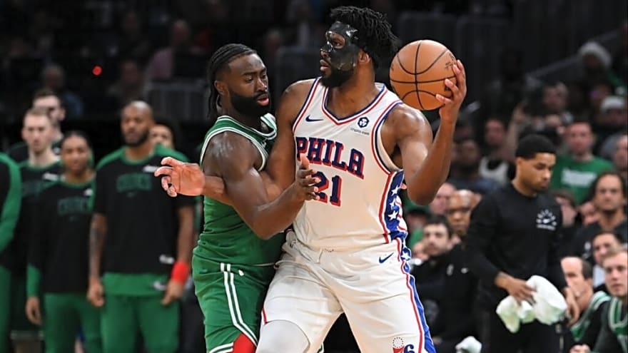 Jaylen Brown Addresses Flopping in NBA, References Joel Embiid