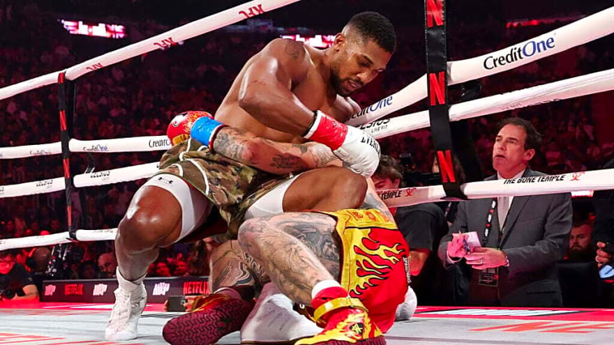 Jake Paul and Anthony Joshua immediately suspended from boxing after jaw-breaking KO