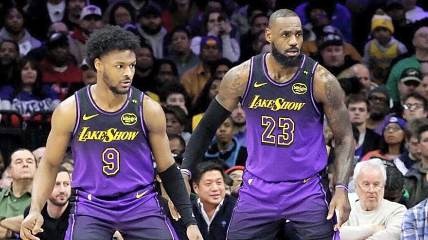 Skip Bayless makes ridiculous Bronny James claim during LeBron James’ return to Cleveland