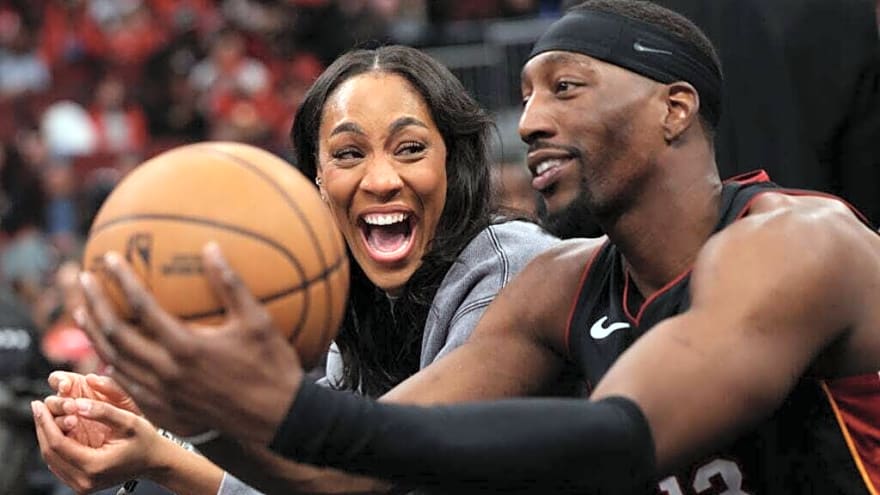 A’ja Wilson’s 45-point night makes her and Bam Adebayo basketball’s power couple