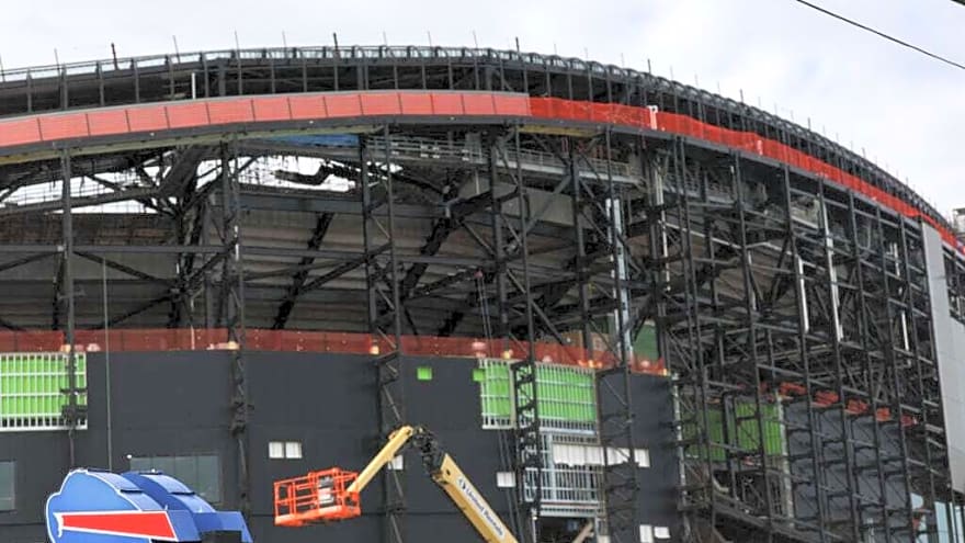 Buffalo Bills’ new stadium construction paused due to graffiti vandalism