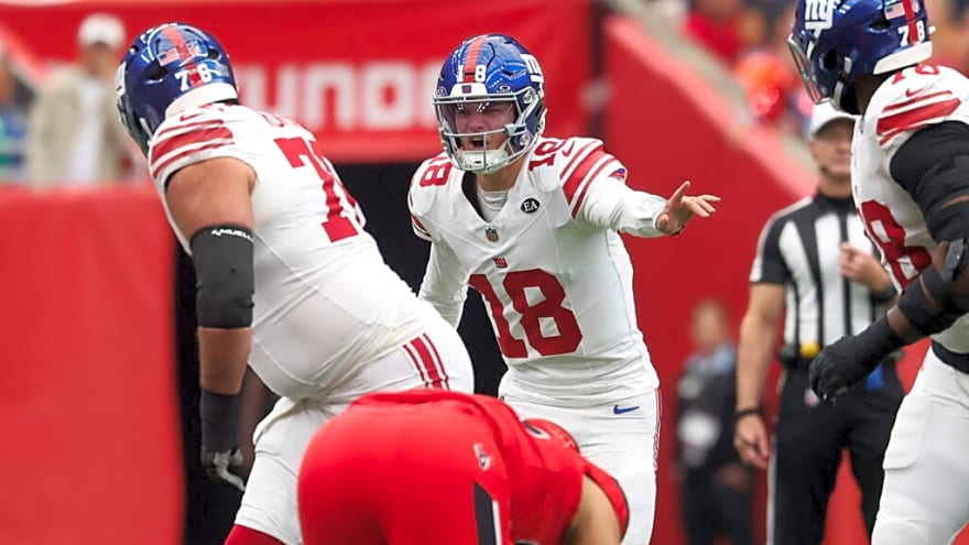 Giants Beat Texans in Overtime Thriller Behind In J.J. McCarthy’s First Start