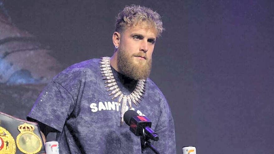 Jake Paul hits back at Deontay Wilder over claims that Anthony Joshua fight is ‘scripted’
