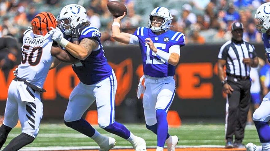 Riley Leonard is favored over Anthony Richardson for the Colts