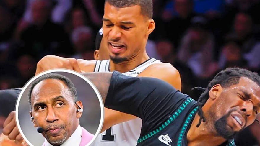 'He’s Lucky': Stephen A. Smith Sounds Off on Spurs HC After His Justification of Wemby’s Elbow on Naz Reid 