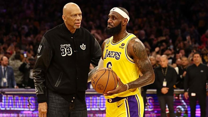 LeBron James now trails only Kareem Abdul-Jabbar in stunning NBA playoff stat