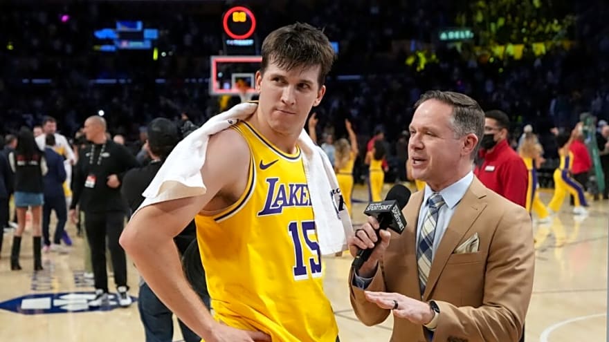 Austin Reaves Goes Down After Collision with Shai Gilgeous-Alexander in Game 1