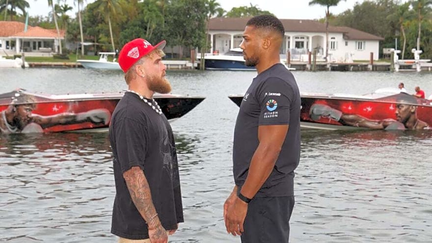 Jake Paul pays tribute to WWE legend with Fight Night kit for Anthony Joshua clash