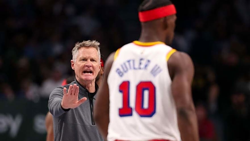 An irate Steve Kerr dismisses Jimmy Butler’s take on the Warriors’ defense, ‘Don’t care…’