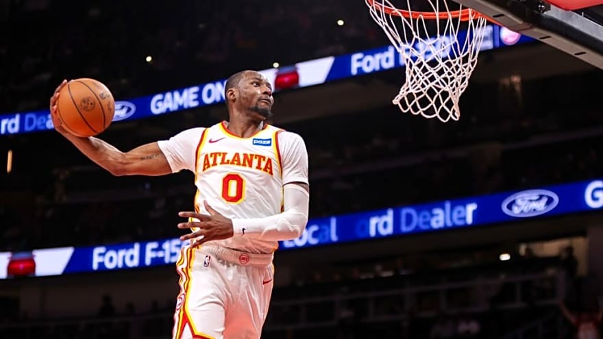 Jonathan Kuminga Springs Into Action In A Hawks Uniform