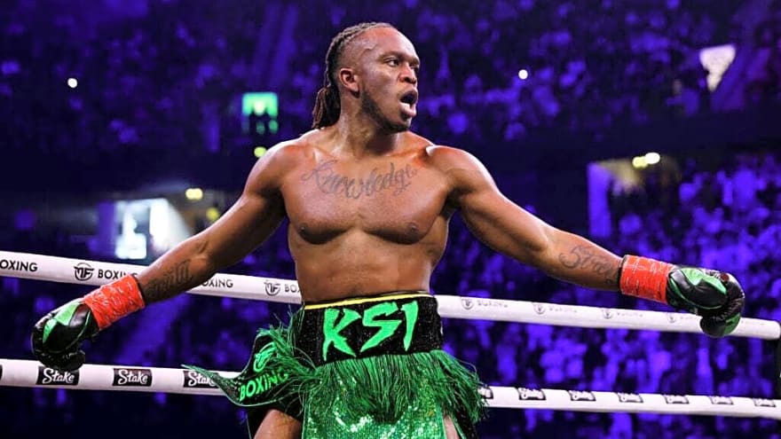 KSI hints at potential boxing fight with 53-goal former Premier League striker