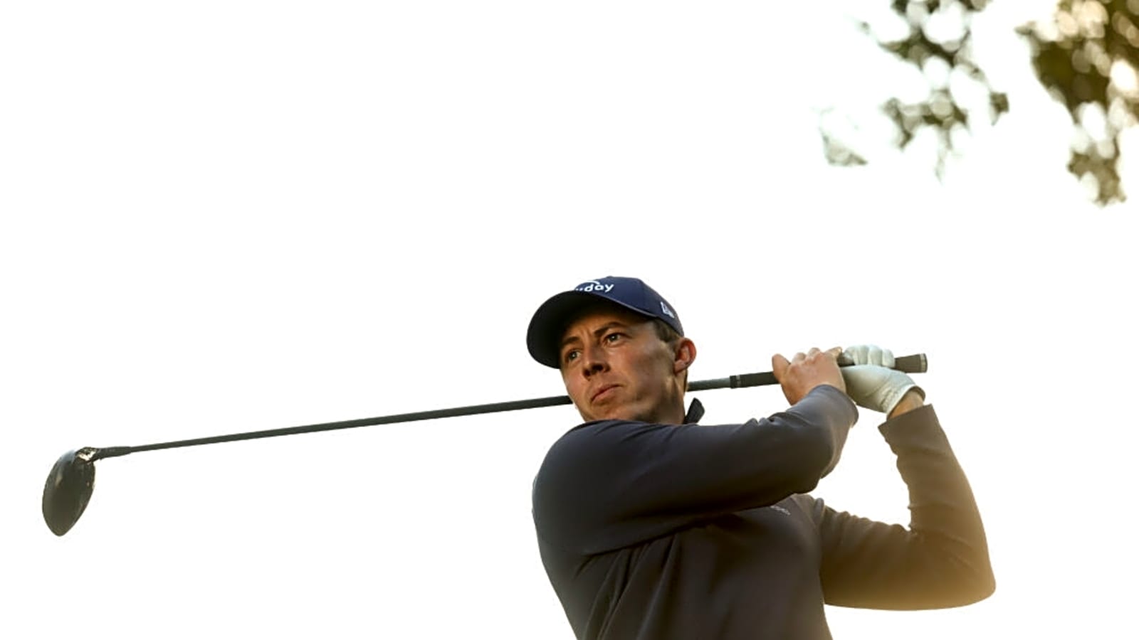 Matt Fitzpatrick reacts to jeers from American fans during Ryder Cup warm-up