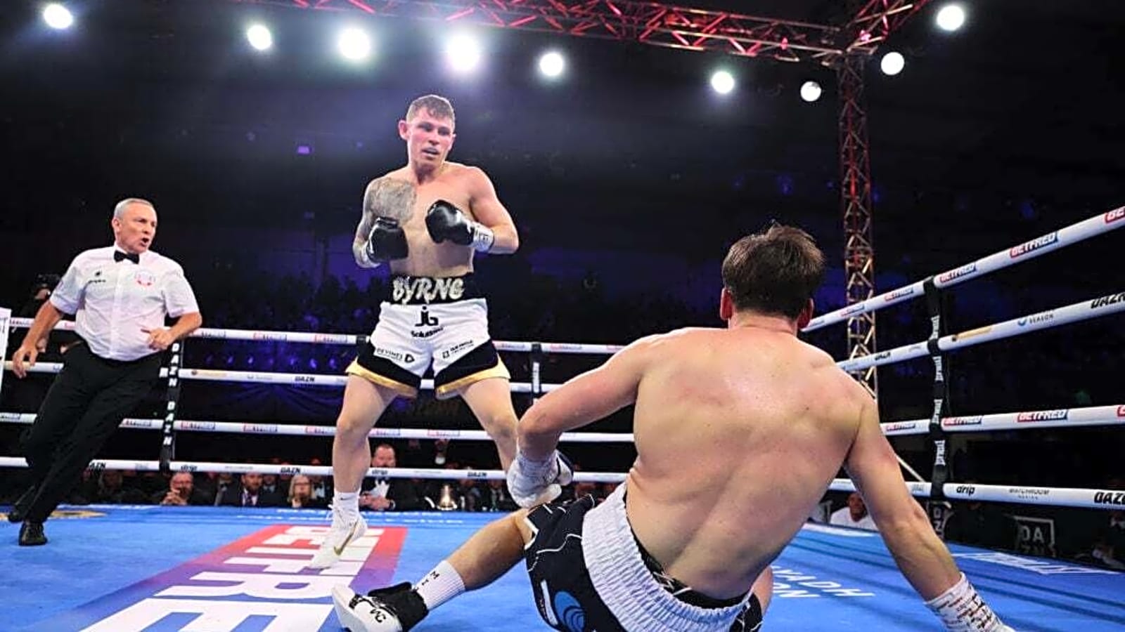 William Crolla apologises after four knockdowns to land astonishing KO against Glenn Byrne