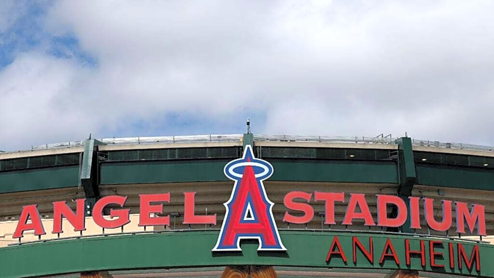 Why the concession area at the Angel Stadium has been closed off