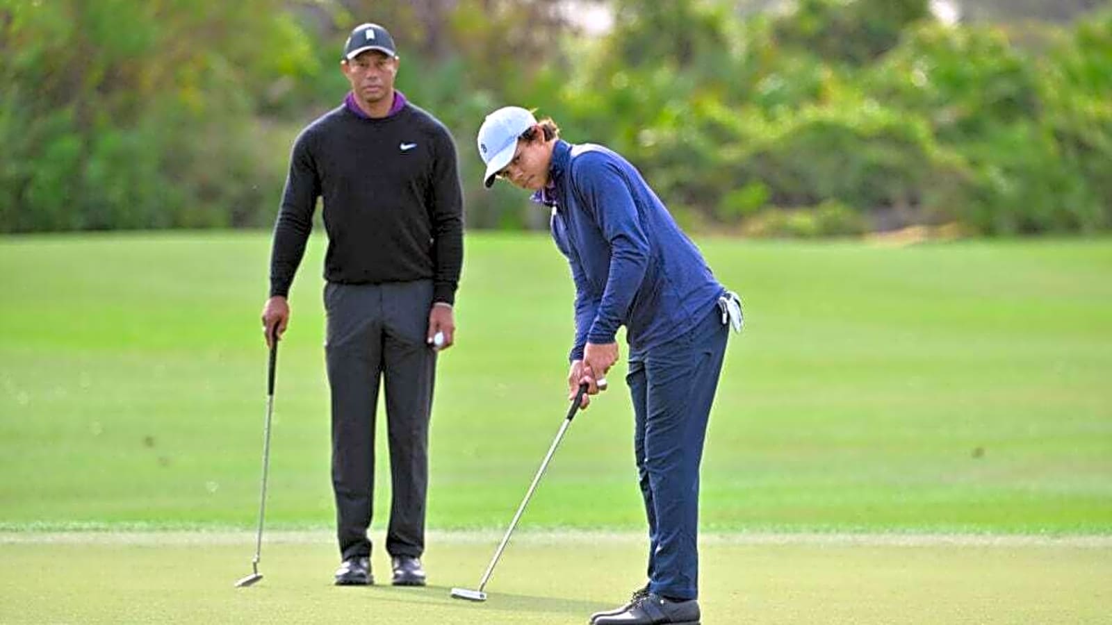 Tiger Woods’ former coach gives honest take on Charlie Woods’ swing in just five words