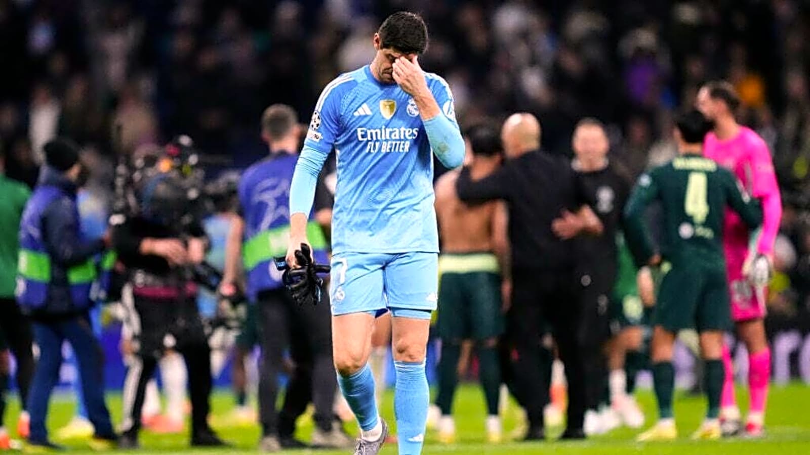 Thibaut Courtois has faced Manchester City more times with Real Madrid than with Chelsea