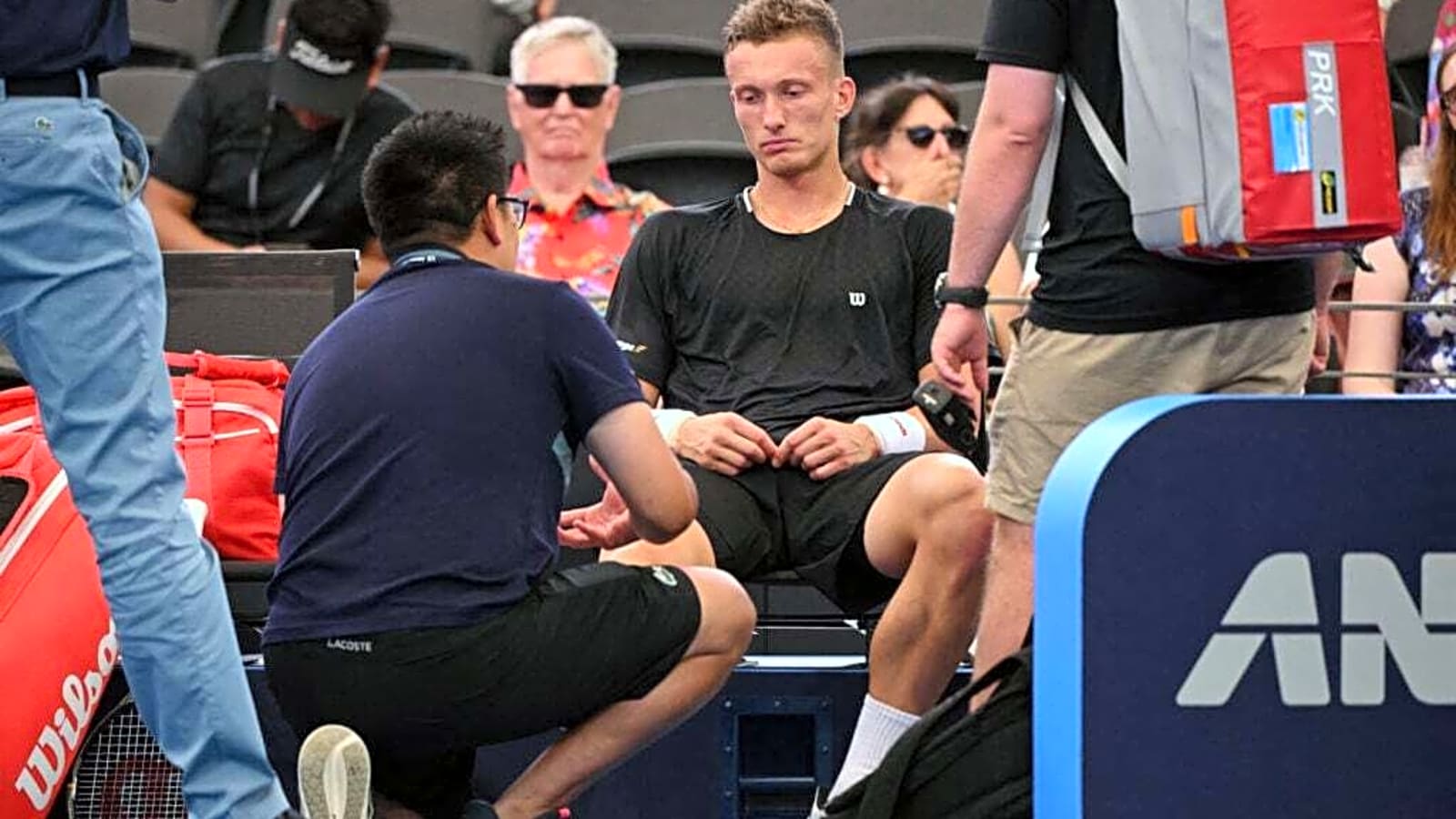 Top 20 ATP player retires suddenly from his match as concerns grow for the Australian Open