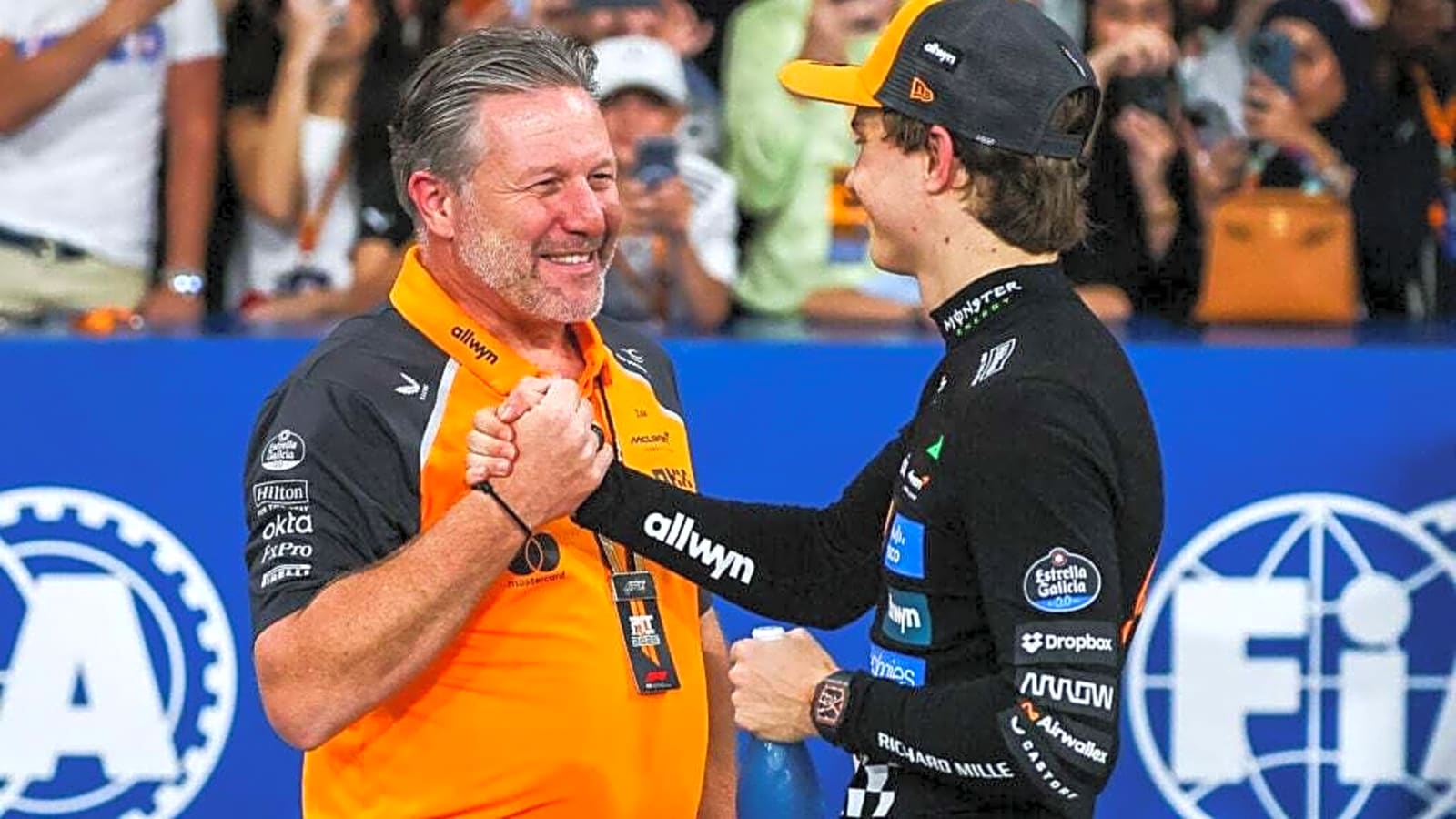 Oscar Piastri plays down Zak Brown villain narrative despite ‘tough moments’ at McLaren