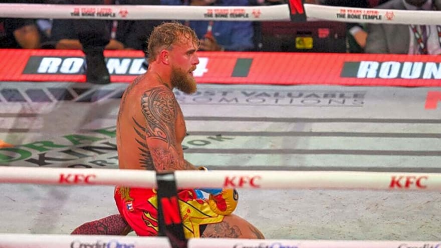 Jake Paul can only ‘eat liquids’ for the next week after undergoing surgery following Anthony Joshua loss