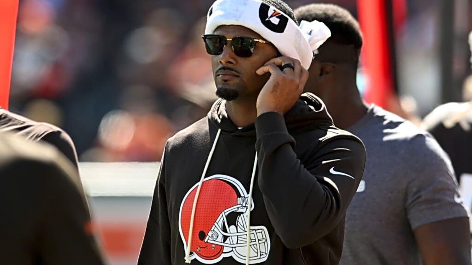 Deshaun Watson spotted with Browns teammate at Guardians game