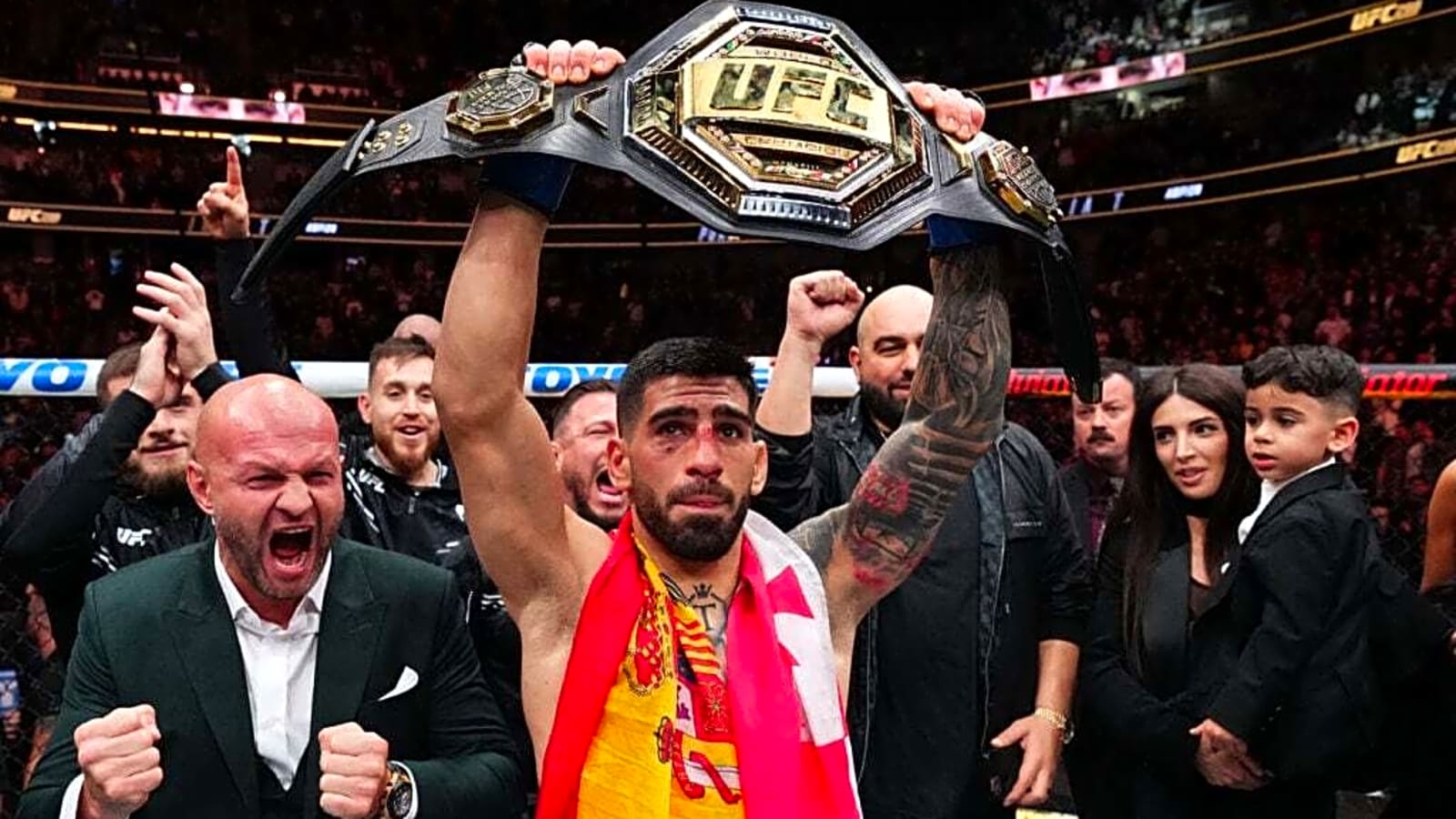 Islam Makhachev’s accusation of Ilia Topuria lying about super-fight disputed by top manager