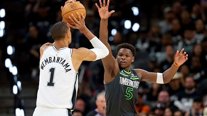 Anthony Edwards explains how Victor Wembanyama changes Wolves’ offensive approach