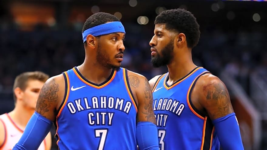 Paul George Reveals Why Carmelo Anthony Struggled With OKC Thunder