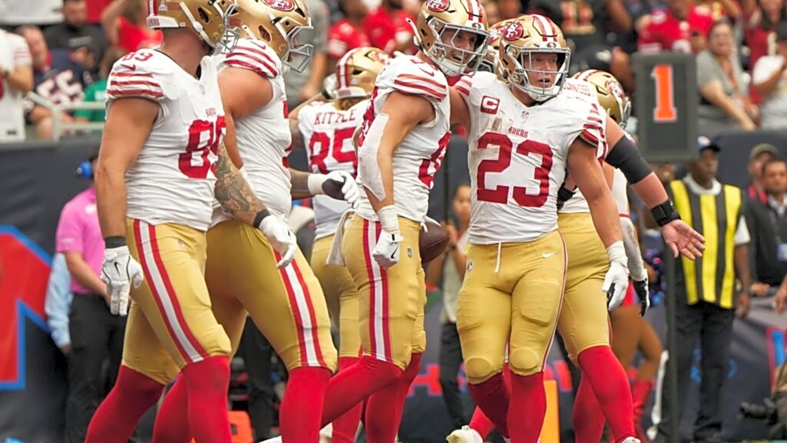 49ers midseason report card 2025